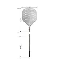 Pizzaschep in drie lengtes instelbaar – 98, 143, 187 cm