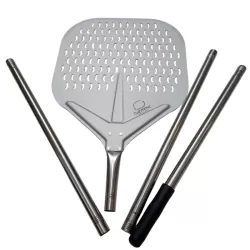 rechthoekige pizzaschep met stelen