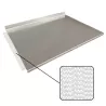 planche à pâtisserie en acier avec tapis antidérapant