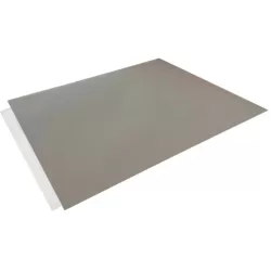 Mesa de trabajo de acero inoxidable con alfombrilla antideslizante