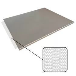 RVS werkplaat AISI 304 met antislipmat esthetische defecten