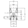 Rotisserie gear motor - technical drawing