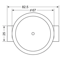 Thermometer voor houtoven of barbecue