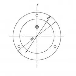 Inbouwtimer met instelbare tijdsduur tot 60 minuten, draaibare knop