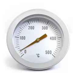 Professionele bimetallic thermometer van roestvrij staal met temperatuurbereik 0-500 °C