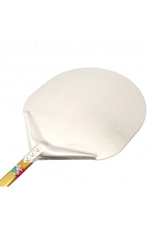 Round Pizza Peel to slide the pizza in the oven