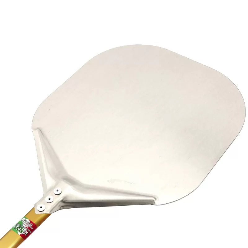 Professionelle Pizzaschaufel goldener Stiel Professionelle Pizzaschaufel goldener Stiel