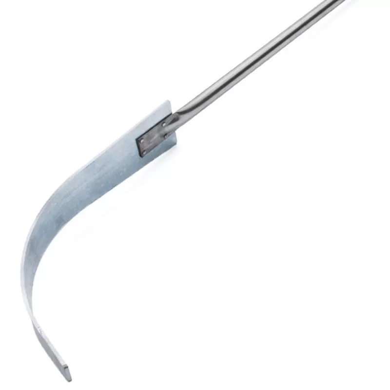 Pala esparcidora de brasas mango en acero inoxidable 18/10 empuñadura anatómica en polímero de alta densidad