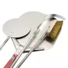 professional use 4-pizza peels set