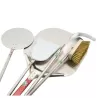 Set professionale di 5 pale per pizza in alluminio e acciaio inox, leggero e resistente per forno a legna e pizzeria
