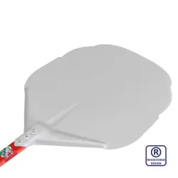 Detail van het geanodiseerde aluminium blad van de Fire pizzaschep