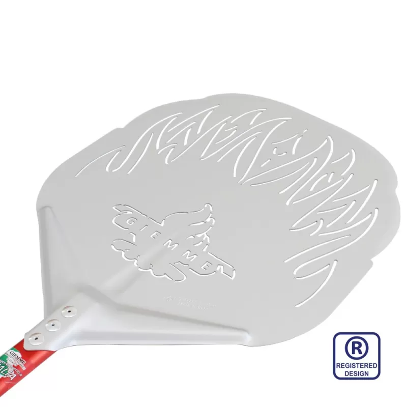 Pizzaschaufel löcherte Platte aus Aluminium