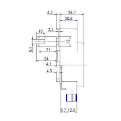 moteur pour tournebroche
 - dessin technique
