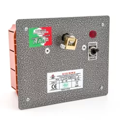Compacte elektrische draaispit voor inbouw in open haard