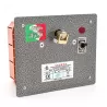 Compacte elektrische draaispit voor inbouw in open haard