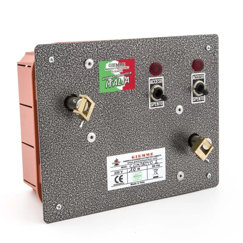 Girarrosto da incasso con doppio spiedo