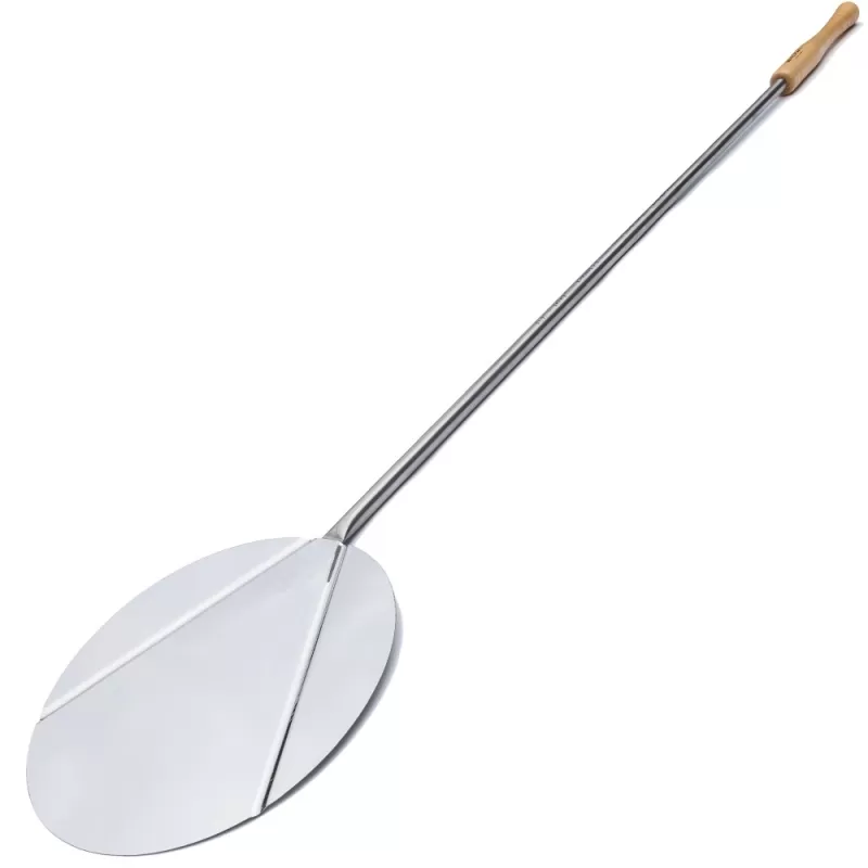 Ronde pizzaschep van staal