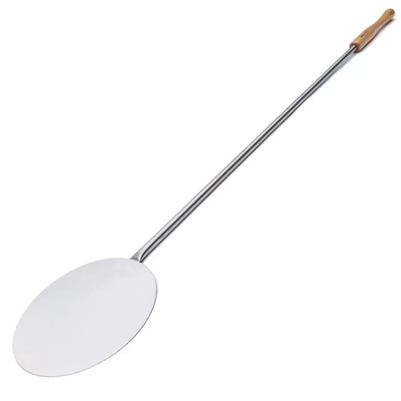 Round pizza peel in stainless steel - with Aesthetic defects