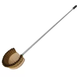 Ronde ovenborstel met handvat van polymeer