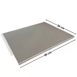 Stainless steel kneading board
