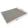 Stainless steel kneading board