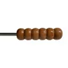 Wooden handle barbecue skewer