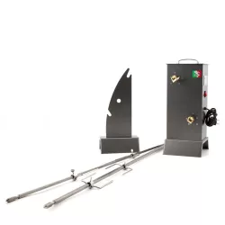 girarrosto elettrico a 2 spiedi